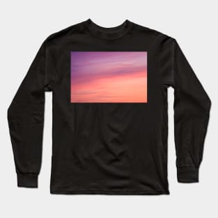 Colorful sunset clouds at dusk sky scape Long Sleeve T-Shirt